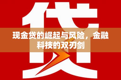 莒南现金贷的崛起与风险，金融科技的双刃剑