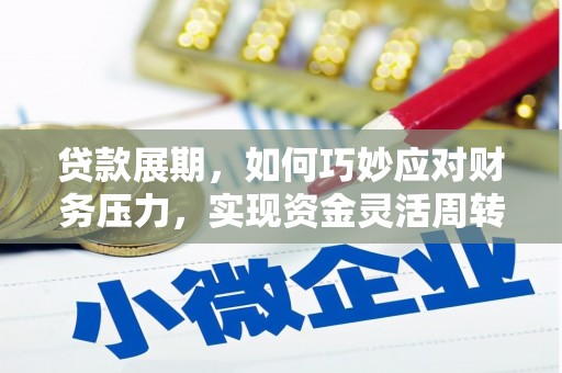莒南贷款展期，如何巧妙应对财务压力，实现资金灵活周转
