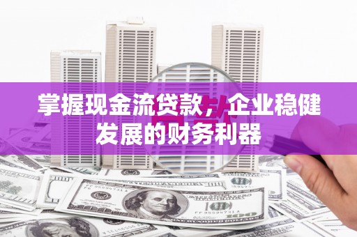 莒南掌握现金流贷款，企业稳健发展的财务利器