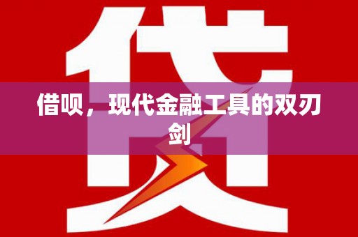 莒南借呗，现代金融工具的双刃剑