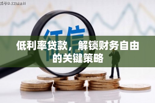 莒南低利率贷款，解锁财务自由的关键策略