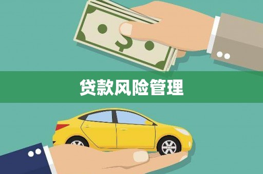 莒南贷款风险管理
