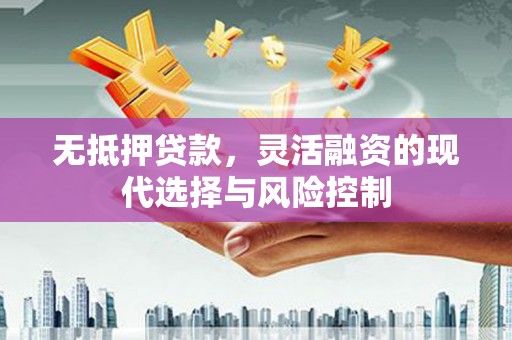 莒南无抵押贷款，灵活融资的现代选择与风险控制