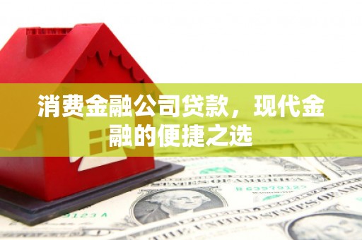 莒南消费金融公司贷款，现代金融的便捷之选
