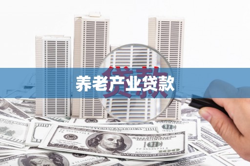莒南养老产业贷款