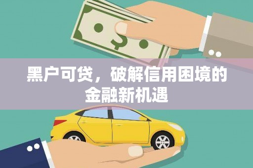 莒南黑户可贷，破解信用困境的金融新机遇